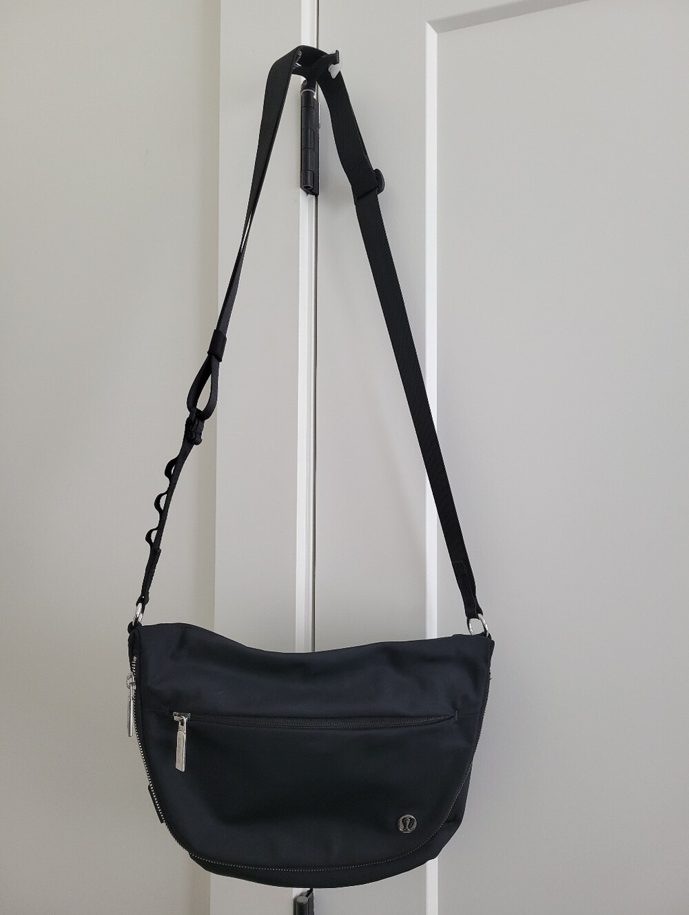Lululemon Athletica Black Messenger Bag